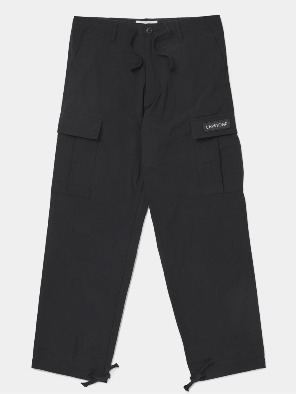 Lapstone & Hammer Nylon Relaxed Cargo Pant Black Utility Work Outdoor Gorpcore
